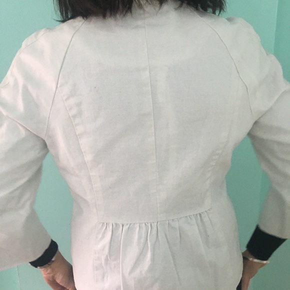 White linen jacket - Picture 7 of 8